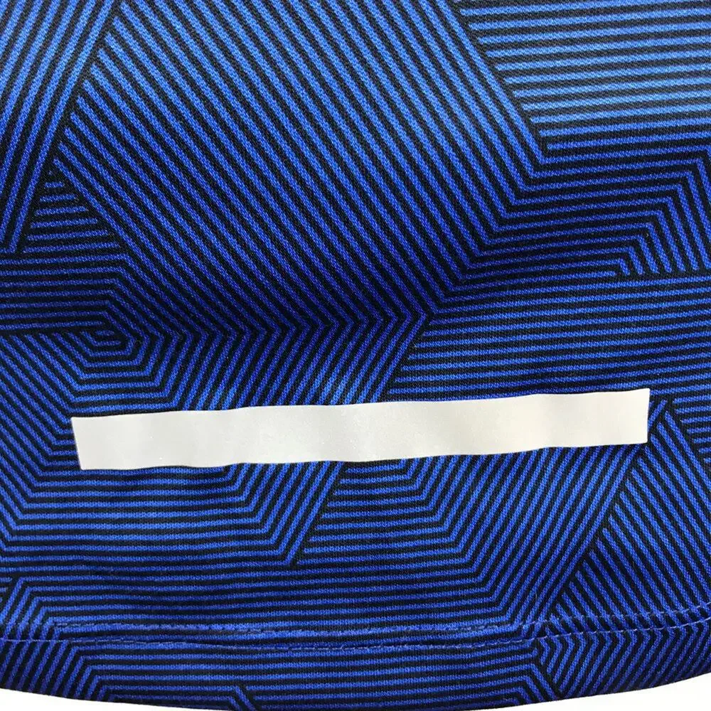 Nike Running Athletic Tank Top Dri Fit Royal Blue Loose Fit Geometric sz Sm